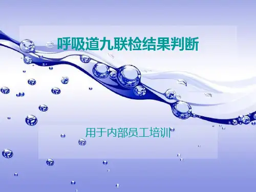 九联检结果判断课件 (1)
