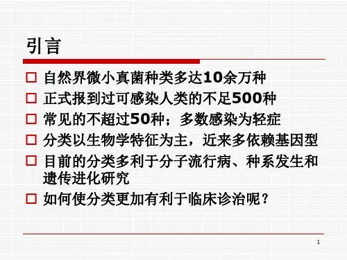 医学真菌及治疗PPT课件