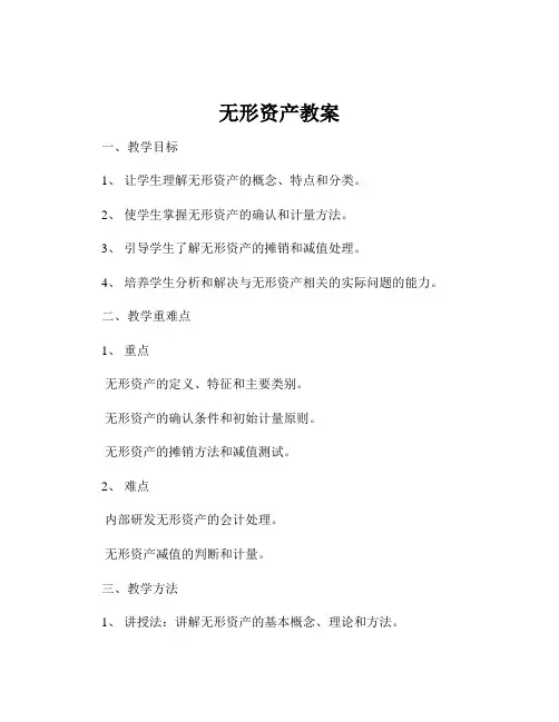 无形资产教案