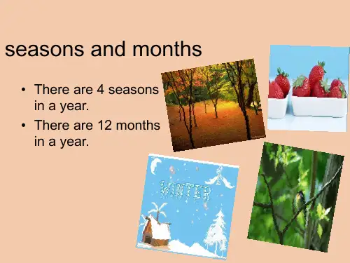 川教版英语五年级下册-Seasons   and    Months4