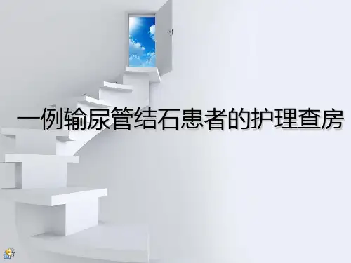 输尿管结石患者的护理查房ppt课件