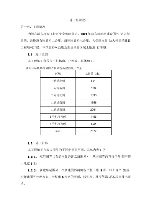 浦东国际机场新建围界区域土方平整工程详解