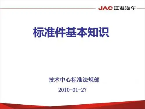 标准件知识培训(2010-01)精品名师资料