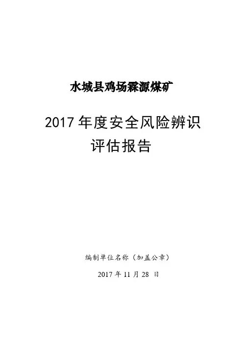 年度风险评估报告
