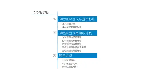 0467课程与教学论_第五章课程与教学的组织