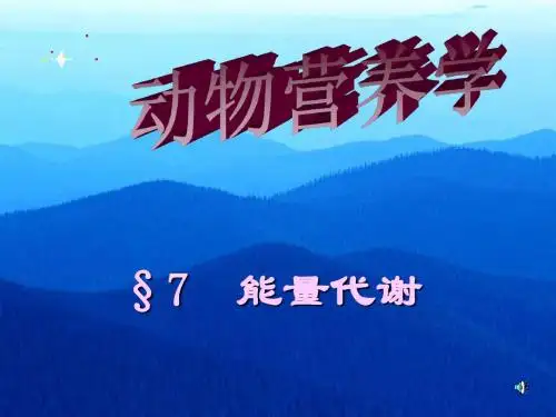 能量代谢