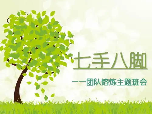 团队熔炼 主题班会