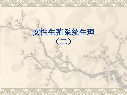 女性生殖系统生理(二)