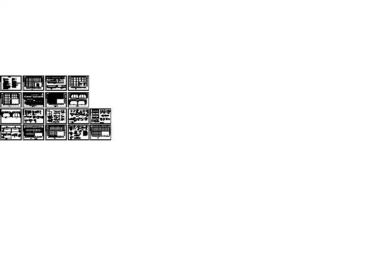 某经典一套钢结构厂房CAD平面设计参考图