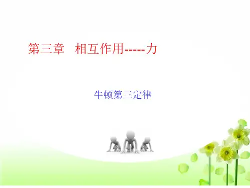 牛顿第三定律