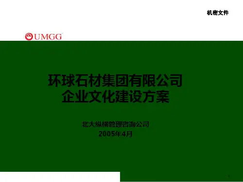 某石材集团公司企业文化建设方案(ppt 42页)
