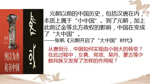 辽夏金元的统治-ppt课件