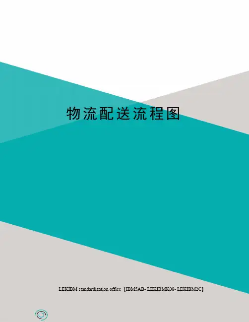 物流配送流程图