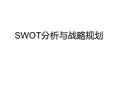 SWOT与战略规划