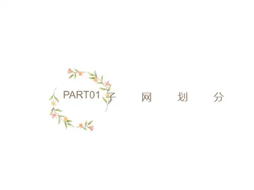 子网掩码及子网的划分