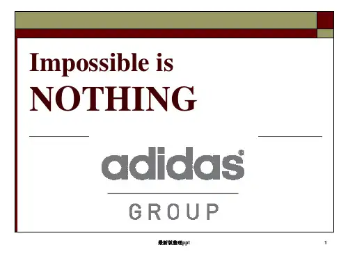 ADIDAS案例分析ppt课件