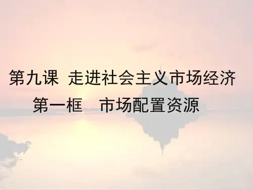 市场配置资源(最终版)