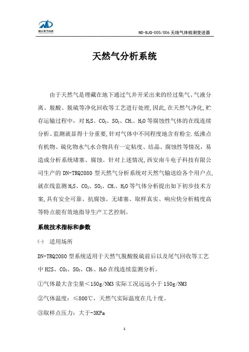 天然气分析系统