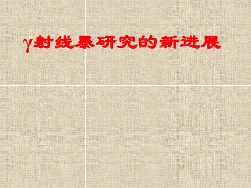 γ射线暴的研究新进展精品PPT课件
