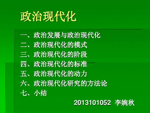 政治现代化