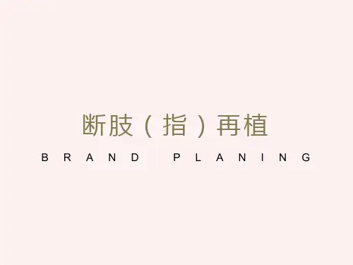 外科学课件-断肢指再植