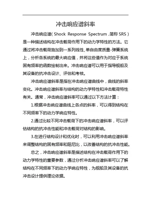 冲击响应谱斜率
