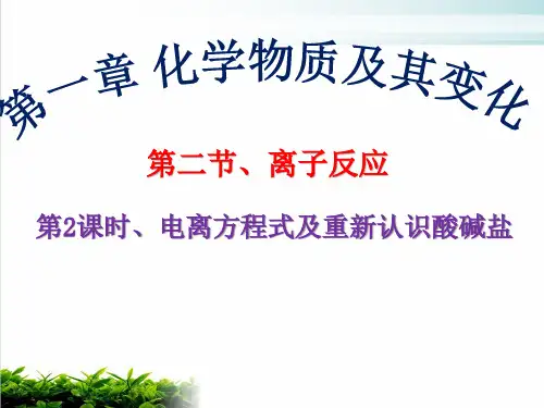 新教材高中化学《离子反应》PPT公开课课件2