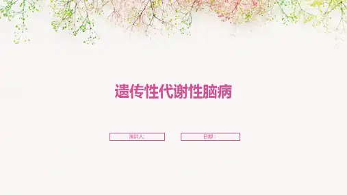 遗传性代谢性脑病
