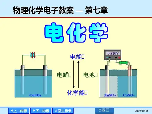 物理化学电子教案第七