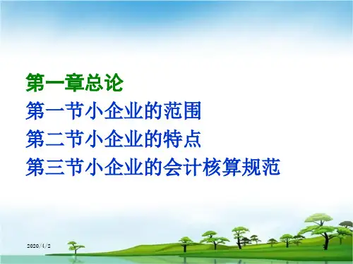新小企业会计准则课件共425页文档