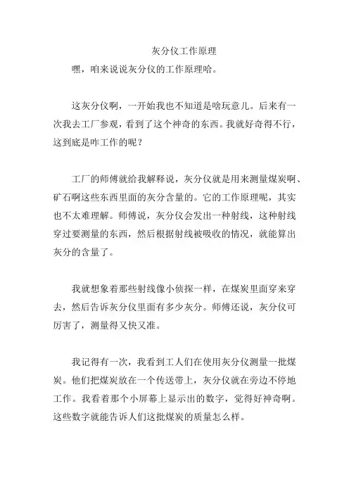 灰分仪工作原理