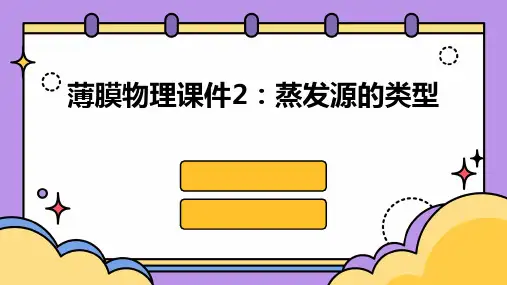 薄膜物理课件2蒸发源的类型