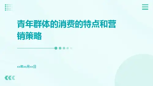 青年群体的消费的特点和营销策略