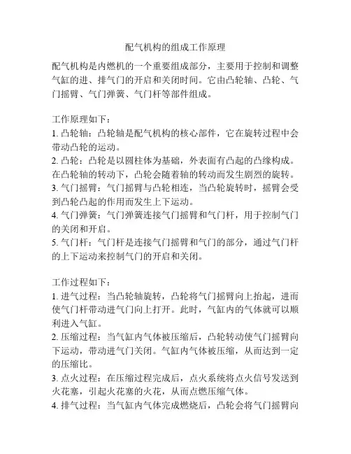 配气机构的组成工作原理