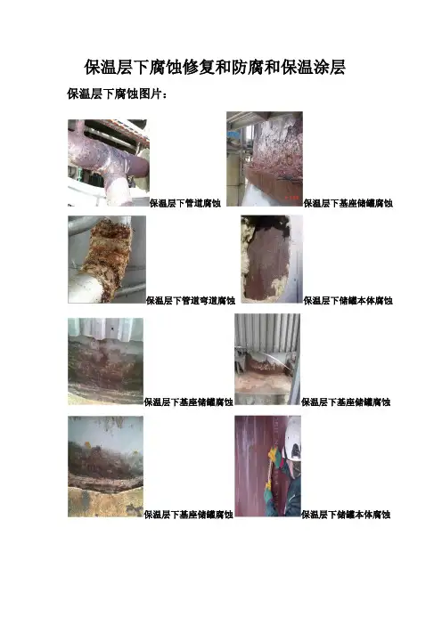 温层下腐蚀(CUI)的防护和保温涂层技术