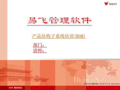 鼎捷-易飞ERP-BOM培训幻灯片9.0