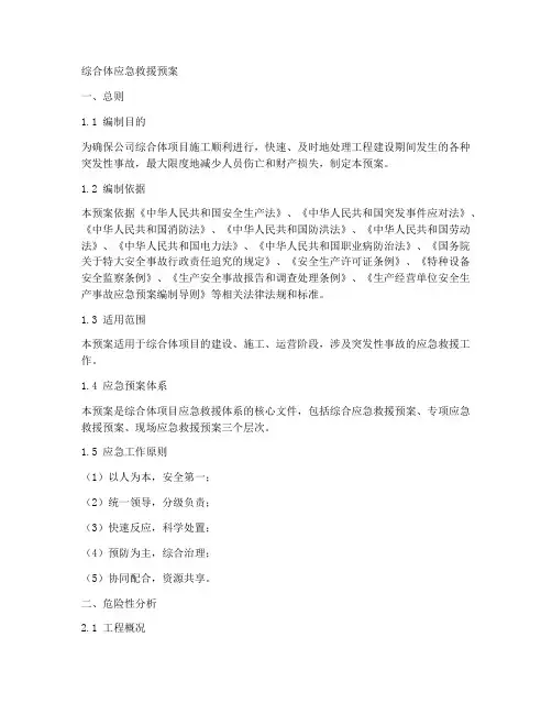综合体应急救援预案