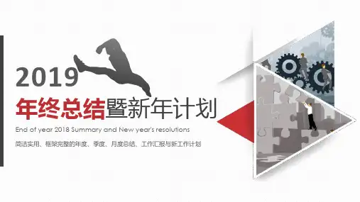 工作总结PPT案例欣赏