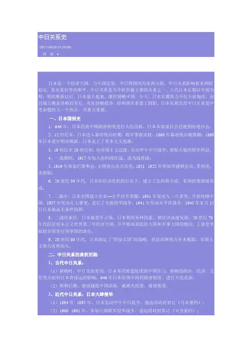 中日关系史