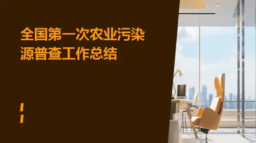 全国第一次农业污染源普查工作总结优秀PPT