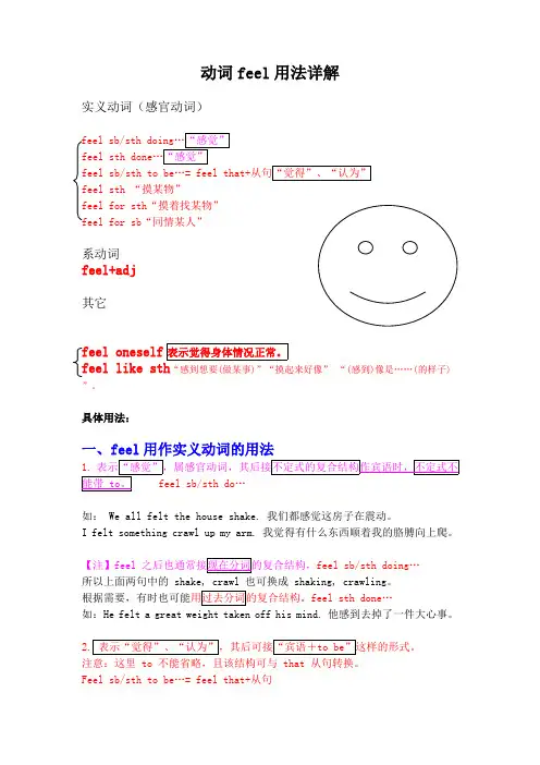 动词feel用法--by-Fiona.