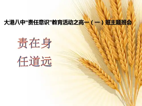 责任意识主题班会ppt课件
