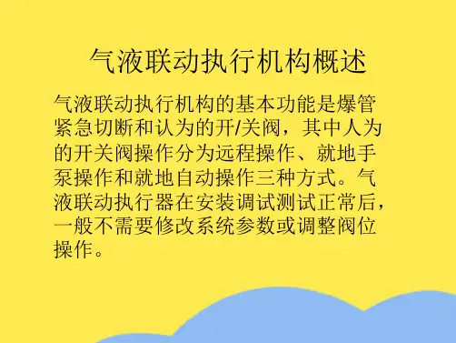 气液联动执行装置(“操作”相关文档)共6张