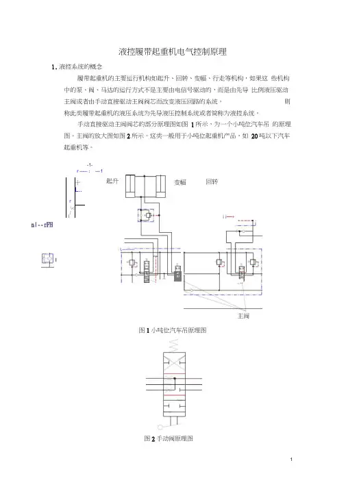 1液控履带起重机电气控制原理