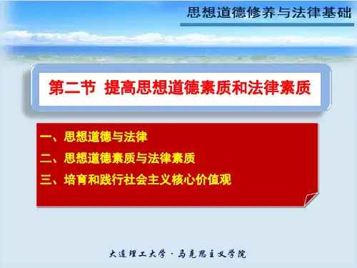 思想道德修养与法律基础(2015年春)演示文稿02