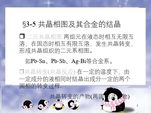 第三章5 共晶相图