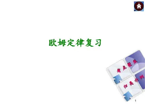 欧姆定律中考复习 ppt课件