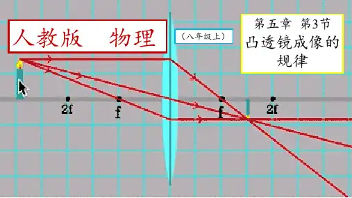 人教版物理八年级上册5.3凸透镜成像的规律 课件