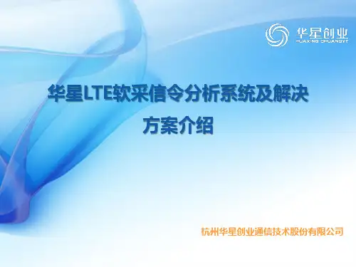 LTE软采集信令分析系统及解决方案