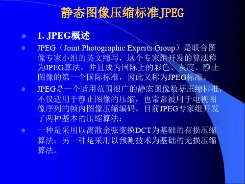 JPEG及JPEG2000精讲